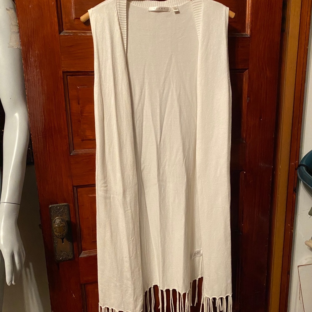 Cyrus Boho long fringe vest